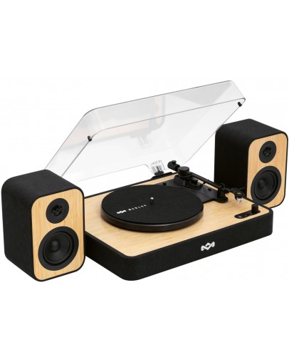 House of Marley Revolution BT brezžični gramofon s stereo zvočniki črne barve House of Marley Revolution BT brezžični gramofon s stereo zvočniki črne barve