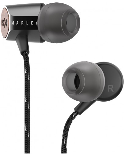 House of Marley Uplift 2.0 žične ušesne slušalke črne barve