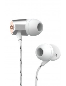 House of Marley Uplift 2.0 žične ušesne slušalke srebrne barve