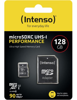 Intenso spominska kartica microSD 128GB za Nintendo Switch & 3DS & Wii & PSP & GSM