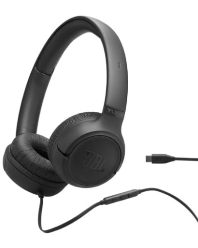 JBL Tune 530C črne žične slušalke