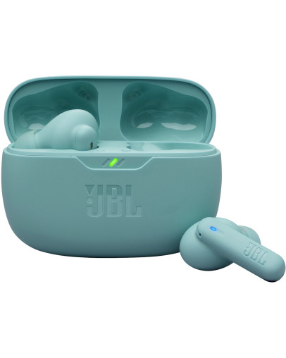 JBL Vibe Beam 2 brezžične slušalke v modri barvi