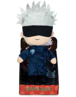 Jujutsu Kaisen Satoru Gojo plišasta igrača 27cm velika Play By Play