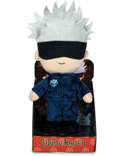 Jujutsu Kaisen Satoru Gojo plišasta igrača 27cm velika Play By Play