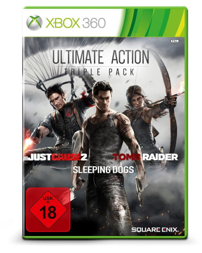Just Cause 2 & Sleeping Dogs & Tomb Raider Bundle (XBOX 360)