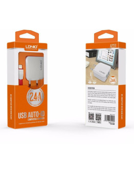 LDNIO hitri stenski polnilec 2.1 A