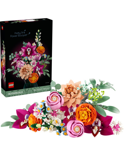 LEGO Botanicals Pretty Pink Flower Bouquet številka 10342