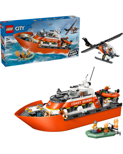 LEGO City Coast Guard Rescue Boat & Helicopter številka 60504