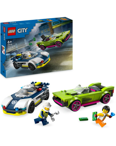 LEGO City Police Car and Muscle Car Chase številka 60415