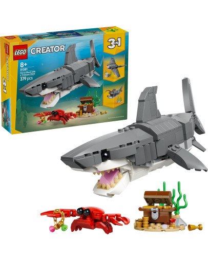 LEGO Creator Fierce Shark with a Treasure Chest številka 31381