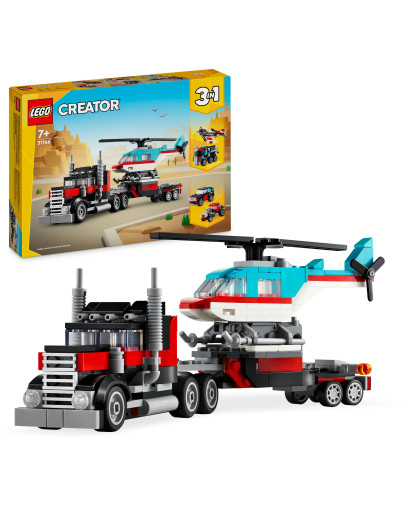 LEGO Creator Flatbed Truck with Helicopter številka 31146