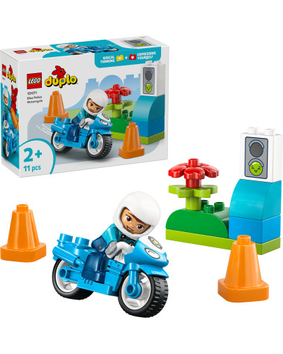 LEGO DUPLO Town Blue Police Motorcycle številka 10471