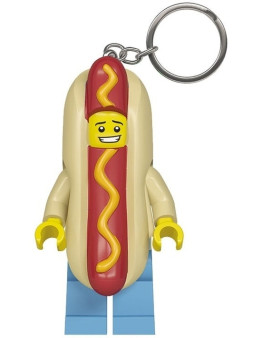 LEGO Hot Dog Man obesek za ključe z LED lučko številka 520731
