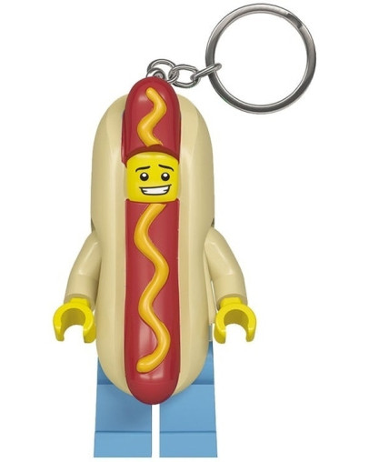 LEGO Hot Dog Man obesek za ključe z LED lučko številka 520731