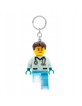 LEGO Medical Professional obesek za ključe z LED lučko številka KE194H