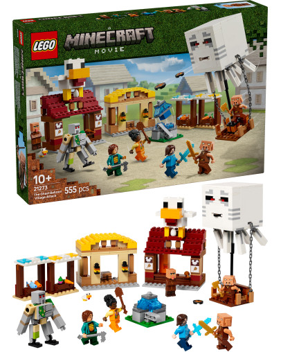 LEGO Minecraft The Ghast Balloon Village Attack številka 21273