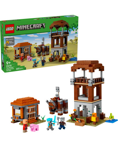 LEGO Minecraft The Pillager Outpost and Ravager številka 21278