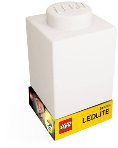 LEGO Silicone Brick White nočna lučka z LED