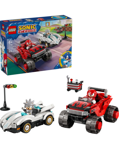 LEGO Sonic Silvers Car vs Knuckles Monster Truck številka 77118