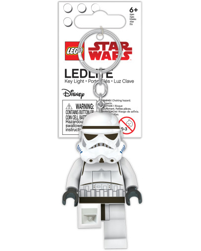 LEGO Star Wars Stormtrooper obesek za ključe z LED lučko številka KE12H