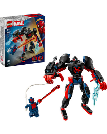 LEGO Super Heroes Miles Morales Mech vs Spider Man 2099 številka 76337