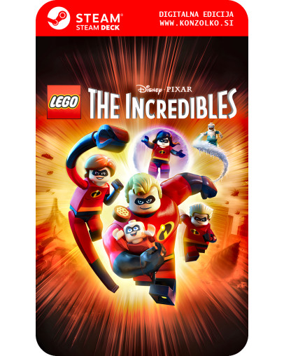 LEGO The Incredibles - Steam koda brez škatlice (WINDOWS PC | STEAM DECK)