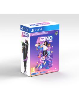 Lets Sing 2024 z dvema mikrofonoma (PS4)