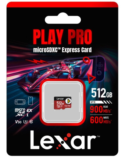 Lexar Play PRO MicroSD Express 512GB spominska kartica za Nintendo Switch 2