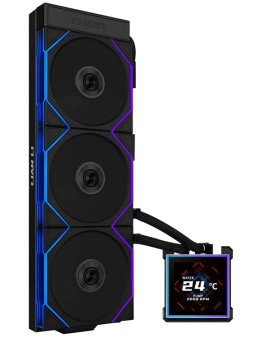 Lian Li HydroShift II LCD 360TL ARGB sistem za tekočinsko hlajenje črne barve