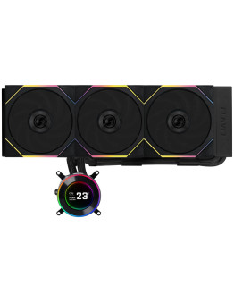 Lian Li HydroShift II LCD 360TL sistem za tekočinsko hlajenje črne barve