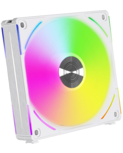 Lian Li Uni Fan AL120 V2 RGB PWM 120 mm ventilator bele barve