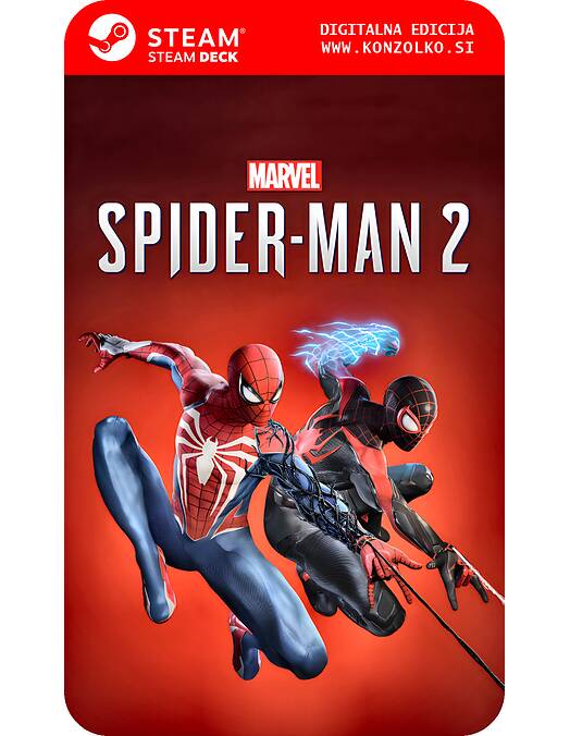 Marvels Spider-Man 2 - Steam koda brez škatlice (WINDOWS PC | STEAM DECK)