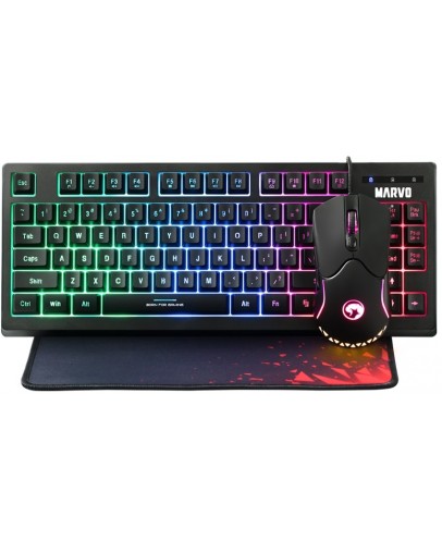 Marvo CM310 žični komplet 3v1 angleška tipkovnica & miška & slušalke