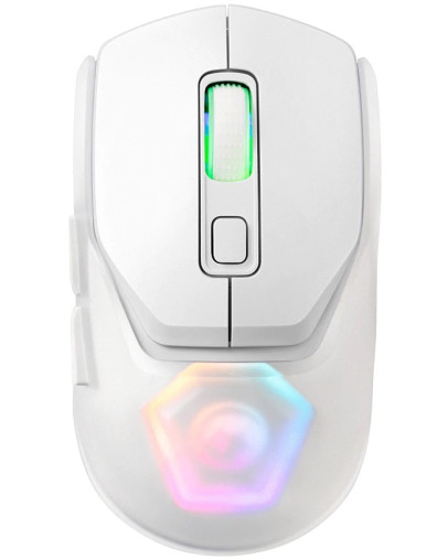 Marvo Fit Pro G1W brezžična miška bele barve
