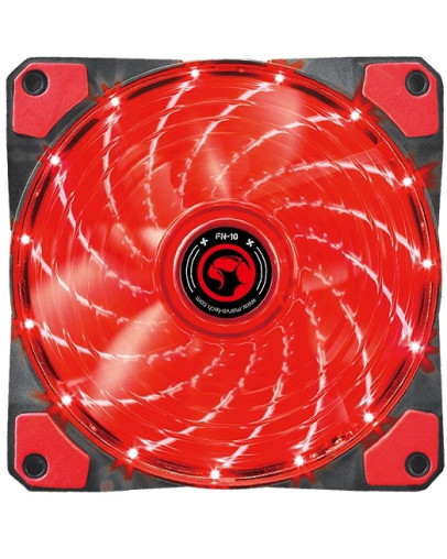 Marvo FN-10RD LED ventilator za ohišje z rdečo osvetlitvijo