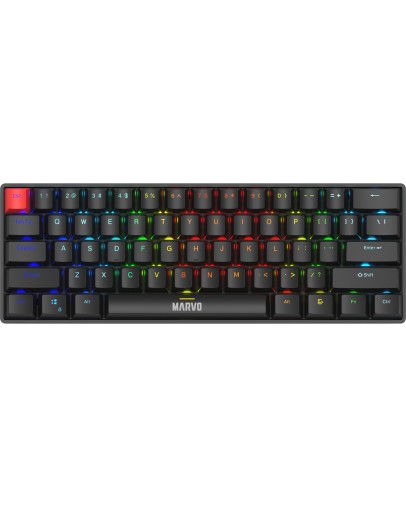 Marvo KG933G Saber 61 žična mehanska angleška tipkovnica Marvo KG933G Saber 61 žična mehanska angleška tipkovnica
