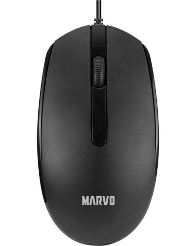 Marvo Office MS003 žična pisarniška miška črne barve