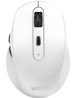 Marvo Office WM106W brezžična pisarniška miška bele barve