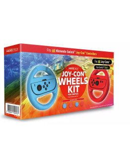 Maxx Tech Nintendo Switch 2 dva volana rdeče-modre barve s silikoni