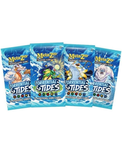 MetaZoo TCG Torrential Tides Booster igralne karte