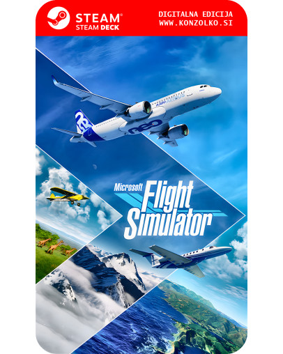 Microsoft Flight Simulator 2020 40th Anniversary Deluxe Edition - Steam koda brez škatlice (WINDOWS PC | STEAM DECK)