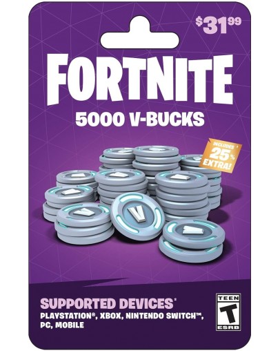 Fortnite 5000 V-Bucks za Xbox One & Xbox Series (brez kartončka)