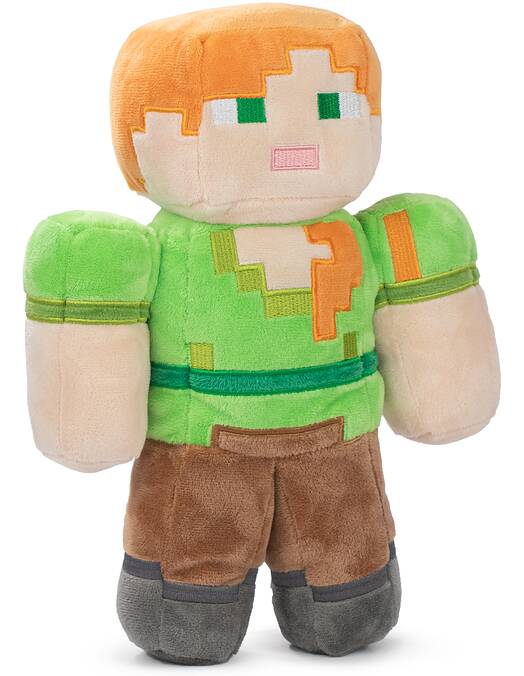 Minecraft Alex plišasta igrača 30cm visoka Barrado