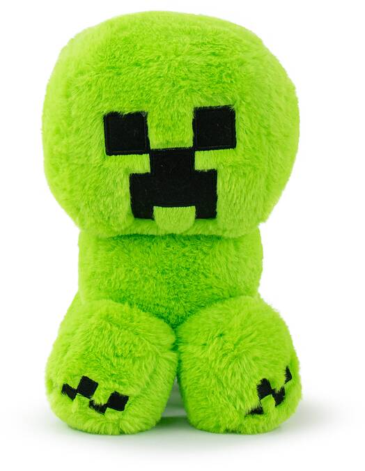 Minecraft kosmati Creeper plišasta igrača 28cm visoka Barrado