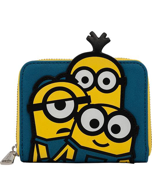 Minioni denarnica z zadrgo Triple Minion Bello Loungefly