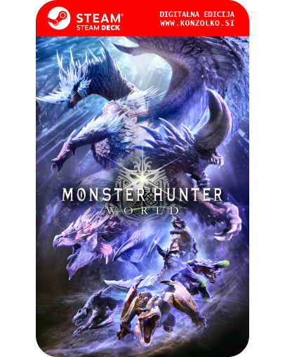 Monster Hunter World - Steam koda brez škatlice (WINDOWS PC | STEAM DECK)