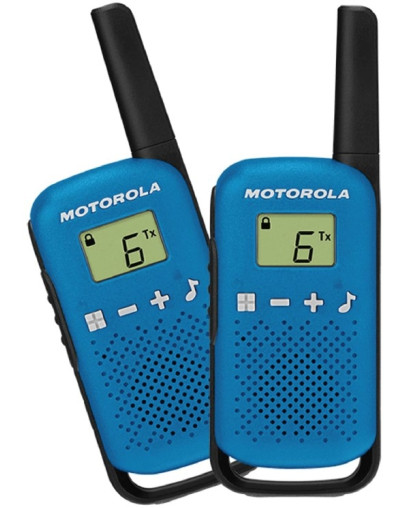 Motorola T42 radijska postaja v modri barvi