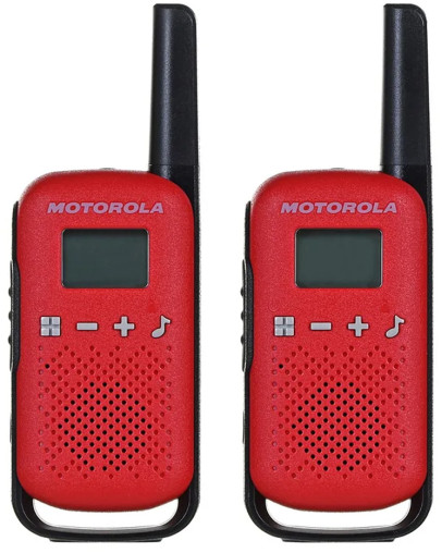 Motorola T42 radijska postaja v rdeči barvi