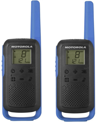 Motorola T62 radijska postaja v modri barvi