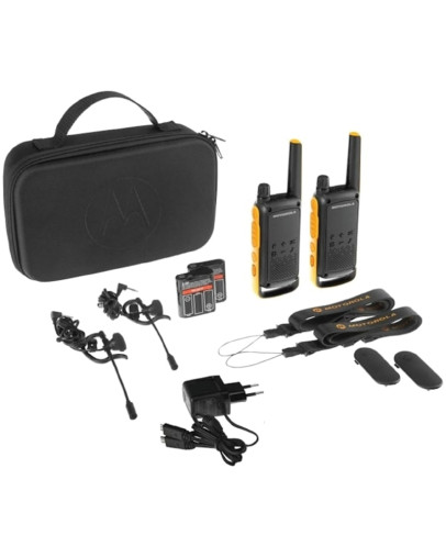 Motorola T82 Extreme radijska postaja v črno-rumeni barvi